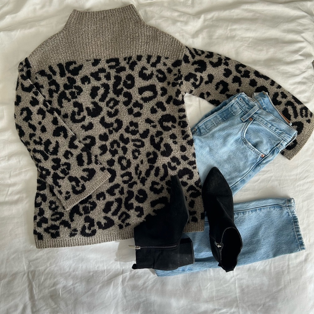 Leopard Print Sweater